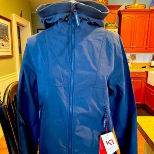 Kari Tara Peregrine Jacket S navy blue new with tags $150 retail